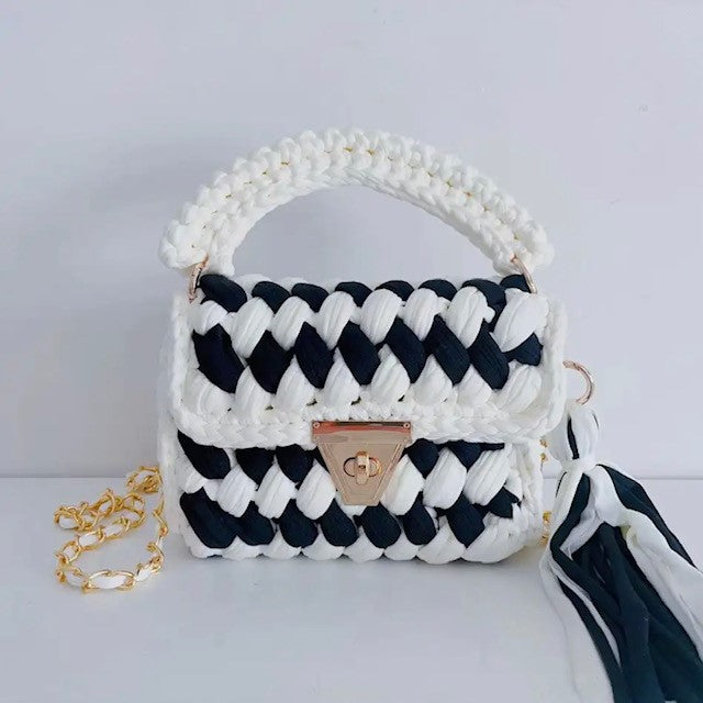 Woven Cloth Mini Tote Bag