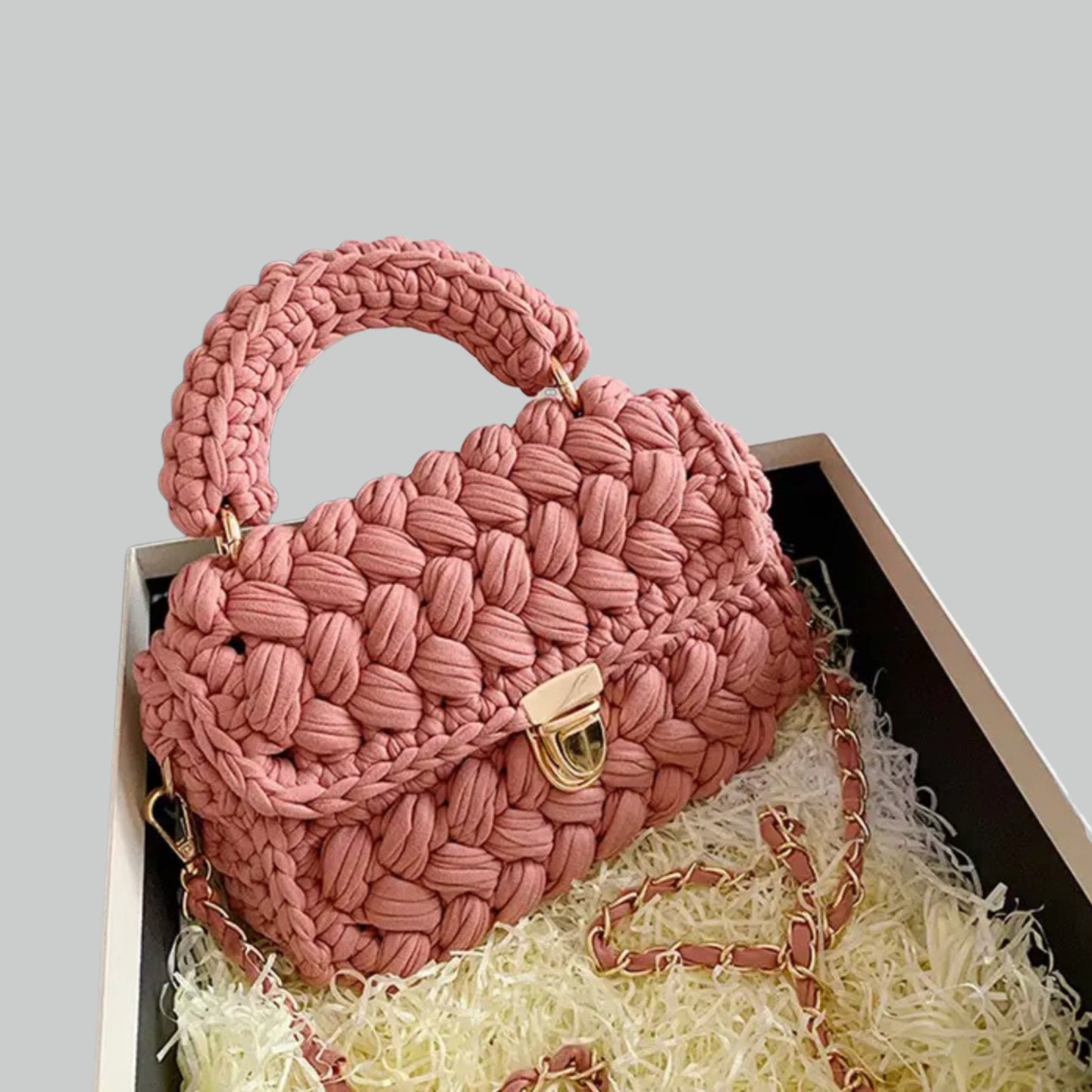 Woven Cloth Mini Tote Bag