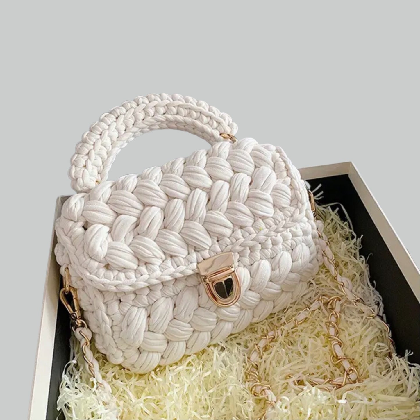 Woven Cloth Mini Tote Bag