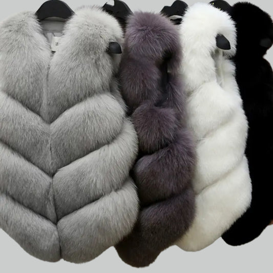 Short Fur Gilet Vest