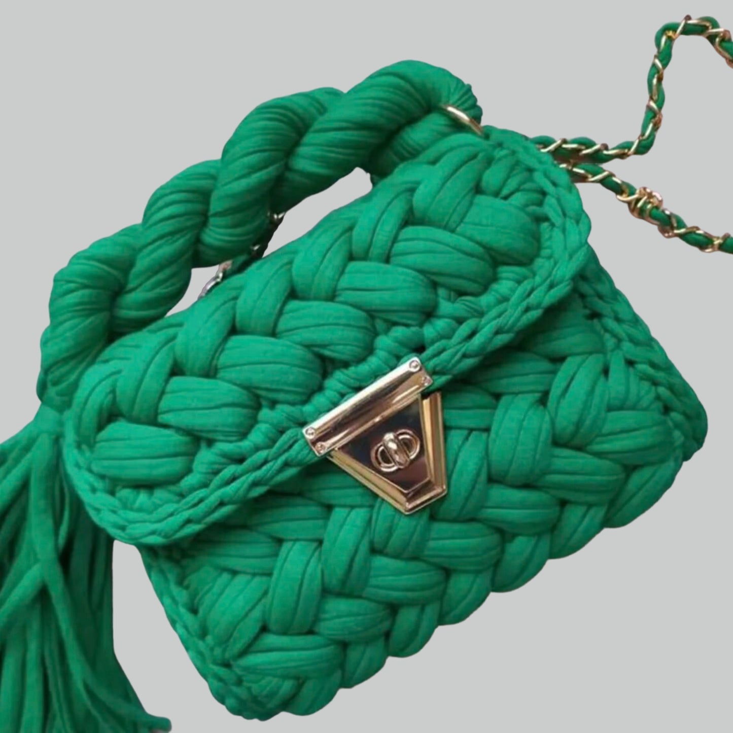 Woven Cloth Mini Tote Bag