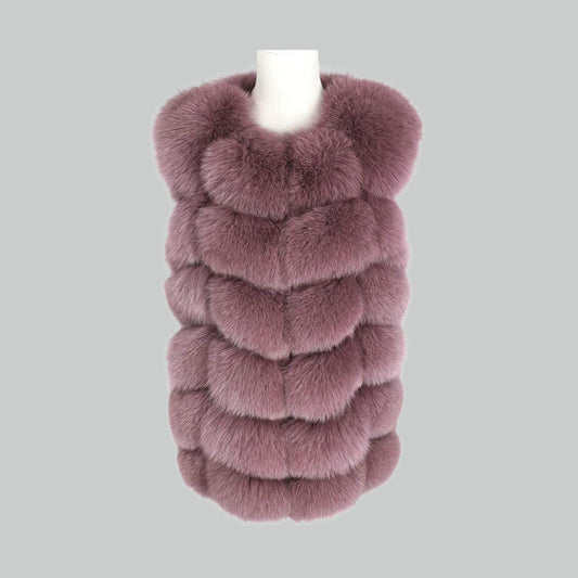 Long Fur Gilet Vest