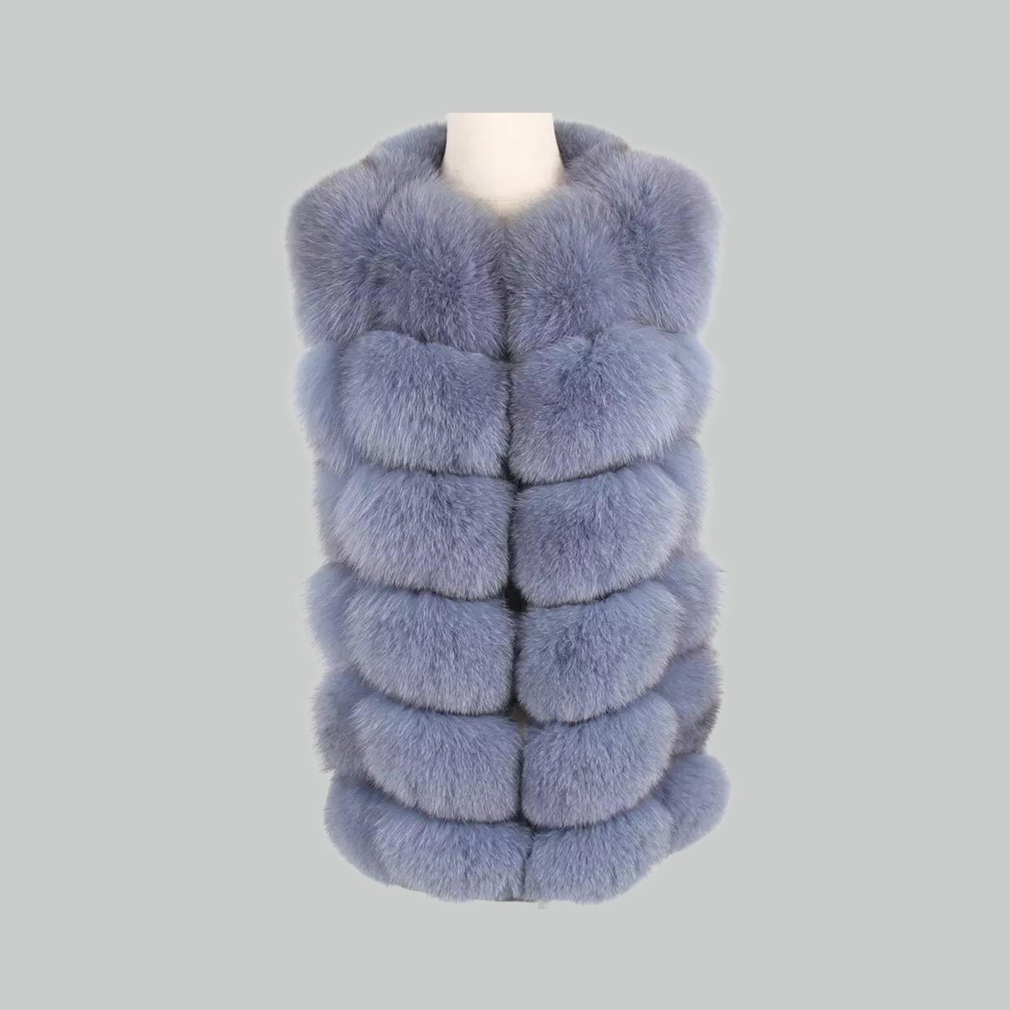 Long Fur Gilet Vest