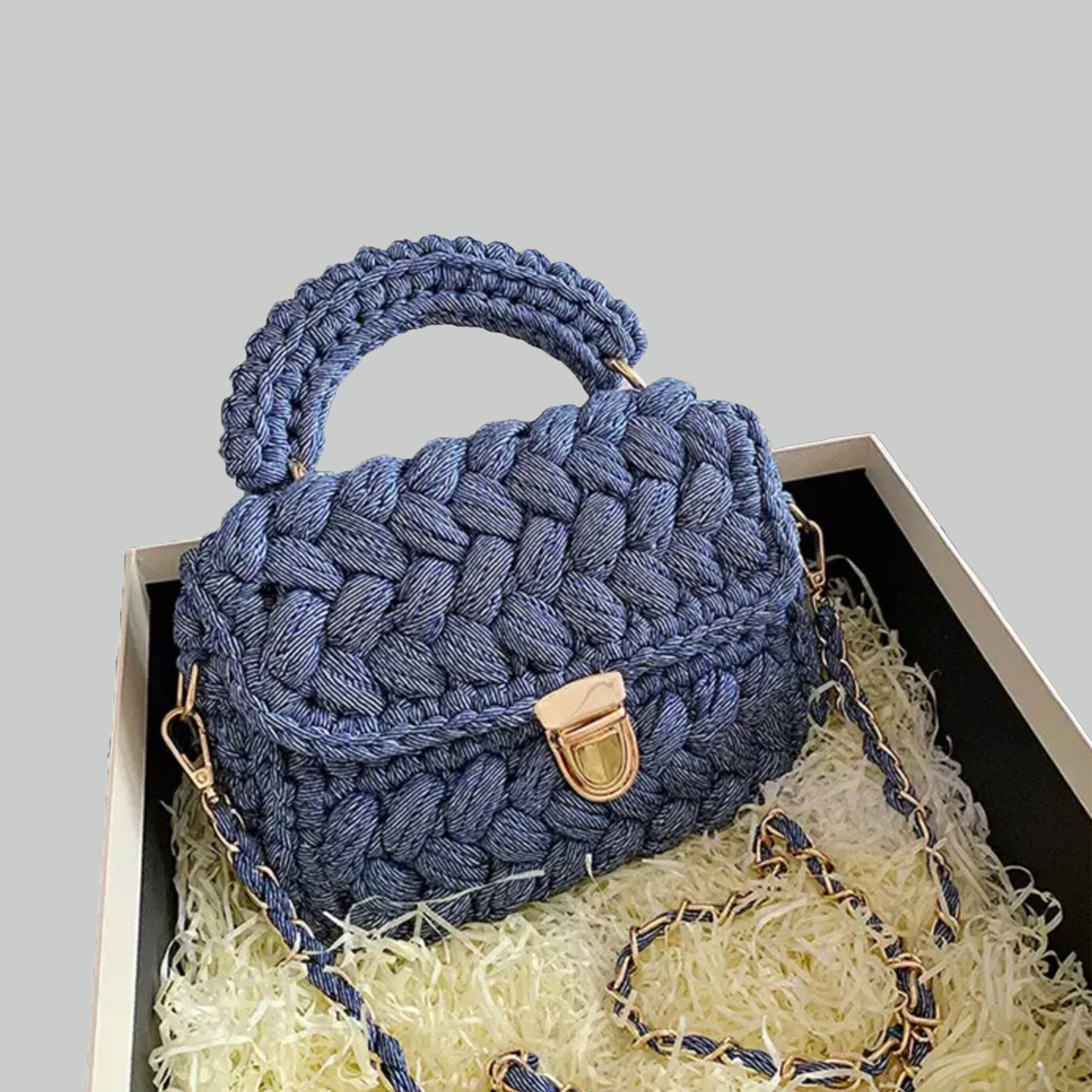 Woven Cloth Mini Tote Bag