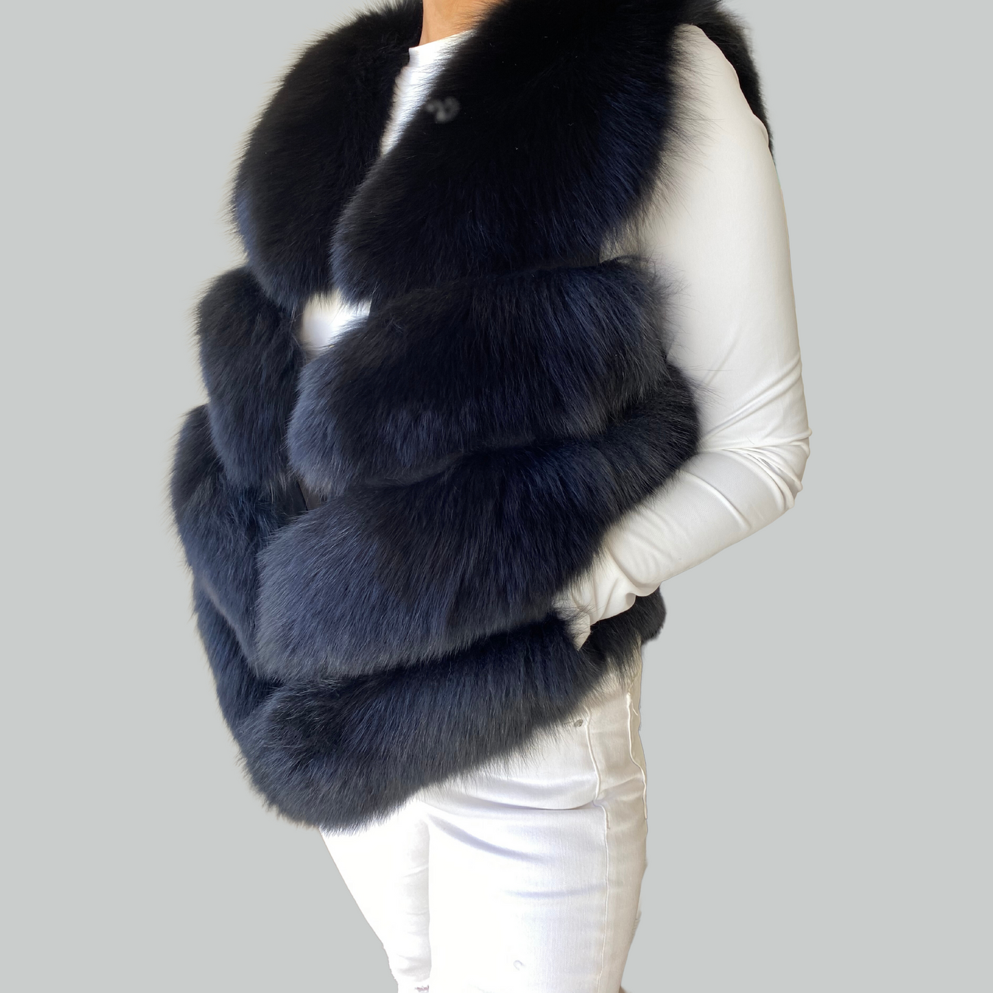 Short Fur Gilet Vest
