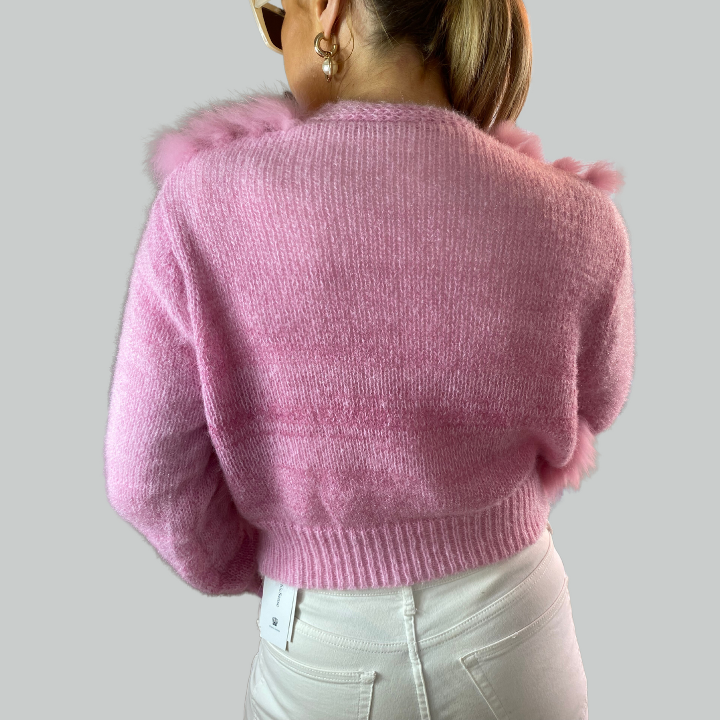 トップス Rosemuse Shaggy knit cardie RoseMuse ロゼミューズ shaggy big cardigan Rosemuse Shaggy knit