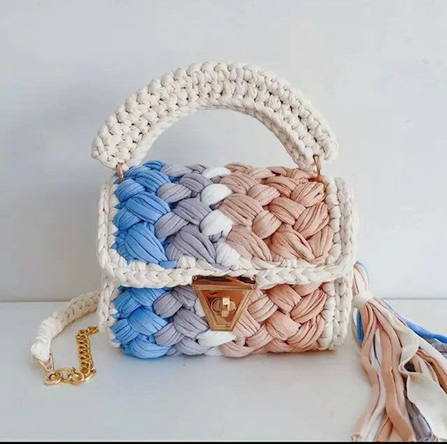 Woven Cloth Mini Tote Bag